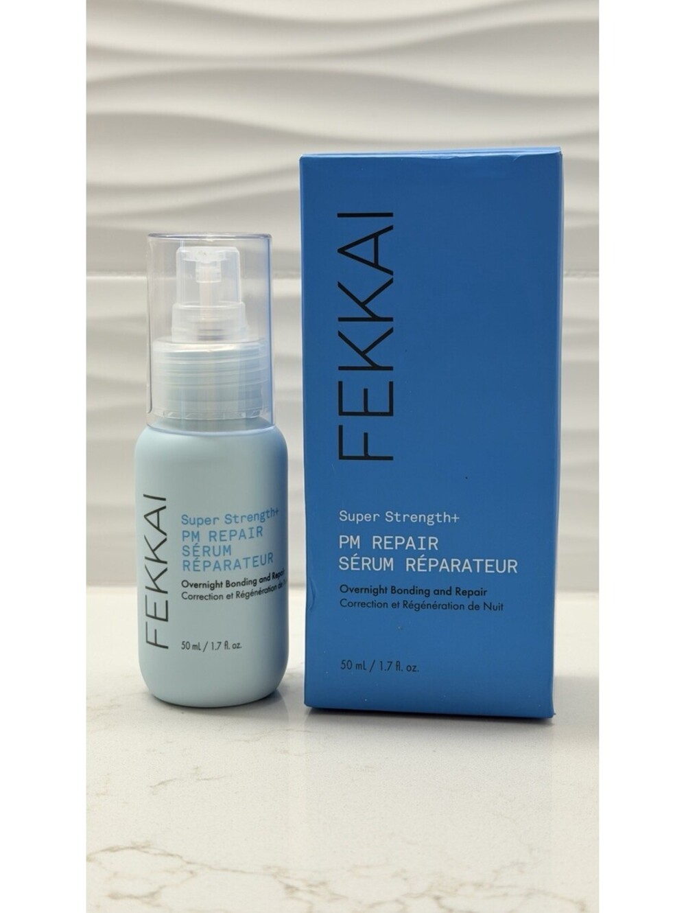 FEKKAI Super Strength+ PM Repair Overnight Bonding Repair Hair Serum 50 mL - NIB
